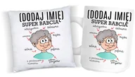 Gadżety dla niej i dla niego - zestaw poduszka plus kubek dla babci - miniaturka - grafika 1