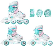 Ochraniacze - Rolko-Wrotki 3w1 Raven Lia 27-30 / Ochraniacze Croxer Fibre Mint XS - miniaturka - grafika 1