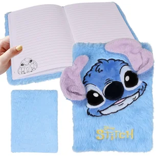 DISNEY Stitch Pluszowy NOTES w linie A5 PAMIĘTNIK dla dzieci ZESZYT szkolny - Szkolne artykuły papiernicze DISNEY Stitch Pluszowy NOTES w linie A5 PAMIĘTNIK dla dzieci ZESZYT szkolny - Szkolne artykuły papiernicze - miniaturka - grafika 1