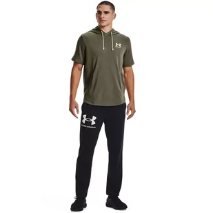 Koszulka męska Under Armour RIVAL TERRY LC SS HD - Koszulki sportowe męskie - miniaturka - grafika 3