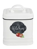 Pojemniki na przyprawy - Nuova Cer R2S Porcelanowy pojemnik z pokrywą na przyprawy R2S 1619 KIBK - miniaturka - grafika 1