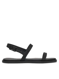 Calvin Klein Sandały Sandal - Jelly HW0HW02426 Czarny - Sandały damskie - miniaturka - grafika 1