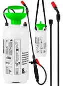 Opryskiwacze - Opryskiwacz Ciśnieniowy Ręczny Ogrodowy z Regulacją Dyszy 8L - miniaturka - grafika 1