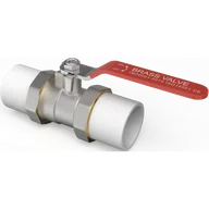 Łączniki, trójniki, kształtki - Mexen PPR zawór kulowy ze śrubunkami PP zgrzewany do rur PPR 40 x 40 - W97350-40-00 - miniaturka - grafika 1