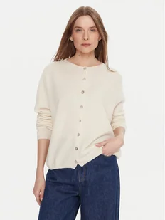 Kontatto Kardigan 3M0978C Écru Relaxed Fit - Swetry damskie - miniaturka - grafika 1