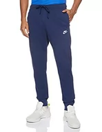 Spodenki męskie - Nike Męskie spodnie sportowe M Nsw Club Jggr Jsy niebieski granatowy/biały (Midnight Navy/White) L - miniaturka - grafika 1