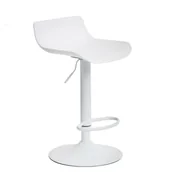 Taborety i hokery - DKWADRAT Stołek barowy Bar One Simplet biały mat 150228 - miniaturka - grafika 1