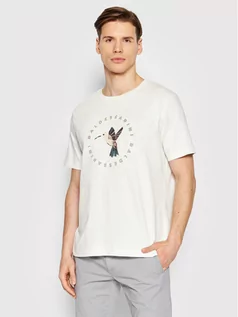 Koszulki męskie - Baldessarini T-Shirt B4 20031/000/5081 Biały Regular Fit - grafika 1
