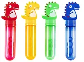 Bańki mydlane - BAŃKI MYDLANE DINOZAUR DO PUSZCZANIA BANIEK 14 CM DINO Zestaw do Zabawy - miniaturka - grafika 1