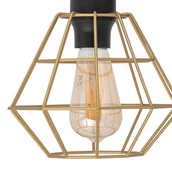 Lampy ścienne - 4639 Diamond New Black/Gold Kinkiet 1 Pl  TK Lighting - miniaturka - grafika 1