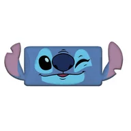 Kołdry i poduszki dla dzieci - Jerry Fabrics Poduszka dziecięca Lilo i Stitch niebieska 27x45 kształtka przytulanka - miniaturka - grafika 1