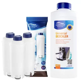 Zestaw Delonghi - AL-S002 3szt, Uniwersalny Odkamieniacz 500ml - Akcesoria i części do ekspresów do kawy - miniaturka - grafika 1