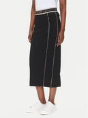 Spódnice - EA7 Emporio Armani Spódnica midi 7W000279 AF12501 UC001 Czarny Regular Fit - miniaturka - grafika 1