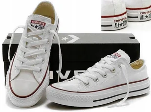 TRAMPKI CONVERSE DAMSKIE BIAŁE ORYGINALNE BUTY ALL STAR OX WOMEN ROZM 38 - Moda i Uroda OUTLET - miniaturka - grafika 1