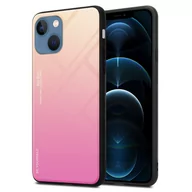 Etui i futerały do telefonów - Pokrowiec Do Apple iPhone 13 MINI Etui w ŻÓŁTO - RÓŻOWY TPU Obudowa Case Cover Plecki Ochronny Cadorabo - miniaturka - grafika 1