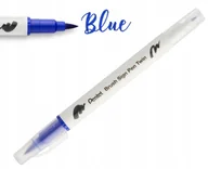 Kredki, ołówki, pastele i pisaki - Pisak PENTEL Brush Sign Pen Twin SESW30 niebieski - miniaturka - grafika 1