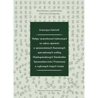 Podręczniki dla szkół wyższych - Wydawnictwo Uniwersytetu Gdańskiego Wpływ uwarunkowań kulturowych na zakres.. Katarzyna Koleśnik - miniaturka - grafika 1