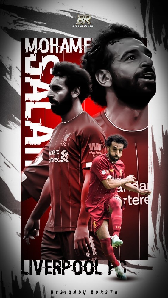 PODKŁADKA POD MYSZ Nadruk 22x18 cm Mohamed Salah Liverpool FC Tekst Prezent