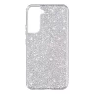 Etui i futerały do telefonów - Etui do Samsung Galaxy S22 Półsztywne Silikonowe Zdejmowane Brokatowe srebrne - miniaturka - grafika 1