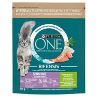 Sucha karma dla kotów - Purina One Bifensis Sensitive z indykiem i ryżem 0,8 kg - miniaturka - grafika 1