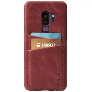 Krusell Etui Sunne 2 Card Cover Galaxy S9 Plus, czerwone 7394090612681 - Etui i futerały do telefonów - miniaturka - grafika 1