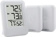 Stacje pogodowe - INF Bezprzewodowy termometr wewnętrzny i zewnętrzny z dwoma czujnikami - miniaturka - grafika 1