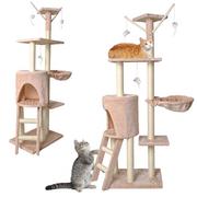 Drapaki dla kotów - MAXY C.O. Drzewko dla kota 138cm beżowe 5900779933125 - miniaturka - grafika 1