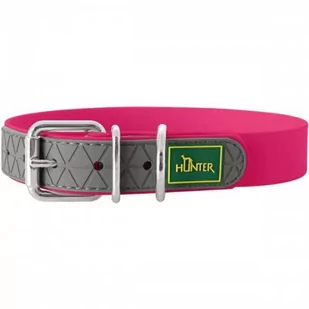 Hunter HUNTER Obroża Convenience malinowa 60cm 68906 - Obroże dla psów - miniaturka - grafika 1