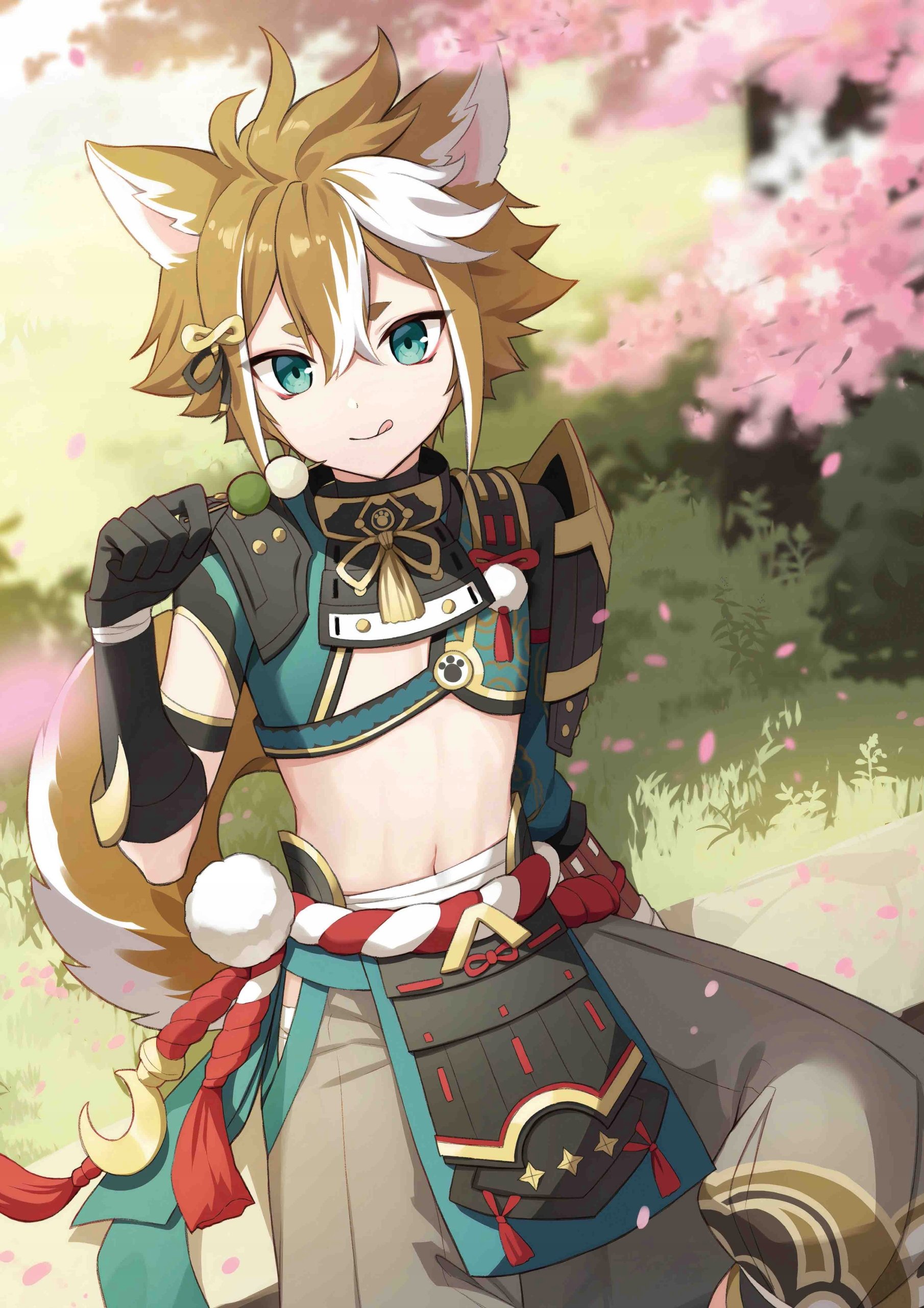Plakat A3 Genshin Impact Anime Gra Gorou