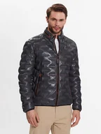Kurtki męskie - Milestone Kurtka skórzana 991019 60080 Czarny Regular Fit - miniaturka - grafika 1