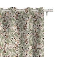 Zasłony - Zasłona AUTUMN wzór AT14 | sarenki na jesiennym tle 150 x 150 cm tkanina standard - miniaturka - grafika 1