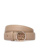 Paski - Guess Pasek Damski BW9284 P5430 Beżowy - miniaturka - grafika 1