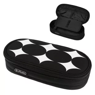 Herlitz Piórnik kosmetyczka etui Just Black - - Piórniki - miniaturka - grafika 1