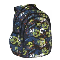 Plecaki szkolne i tornistry - Coolpack Jerry Plecak Szkolny Młodzieżowy Football Blue 3-komorowy - miniaturka - grafika 1