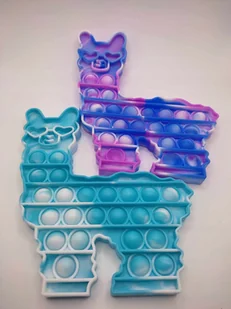 Lama alpaka zabawka Popit pop it push bubble - Zabawki sensoryczne - miniaturka - grafika 1
