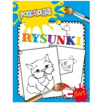 Olesiejuk Sp. z o.o. Rysunki Pokoloruj - Wydawnictwo Olesiejuk - Książki edukacyjne - miniaturka - grafika 1