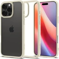 Etui i futerały do telefonów - Spigen Etui Crystal Hybrid do iPhone 16 Pro Max, przezroczysto-beżowe - miniaturka - grafika 1