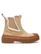 Botki damskie - Converse Sztyblety Chuck Taylor All Star Chelsea Lugged A09257C Beżowy - miniaturka - grafika 1