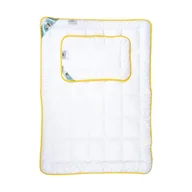 Kołdry i poduszki dla dzieci - AMZ Szamotuły Kołdra dziecięca 90x120 AMZ Niedźwiadek Honey z poduszką 40x60 Antyalergiczna 3A4F-3912C - miniaturka - grafika 1