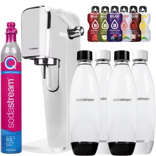 Saturator SodaStream Art White + Butelki SodaStream 3x 1L Fuse + bolero - Saturatory - miniaturka - grafika 1