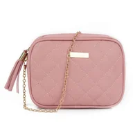 Torebki damskie - Alessio TOREBKA Damska PIKOWANA na ramię łańcuszek QUILTED CROSSBODY - miniaturka - grafika 1