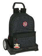 Plecaki - Plecak Safta 758 Ergonomiczny tył z wózkiem Safta Evolution autorstwa Paula Franka Team Playera, 300x140x460 mm, czarny - miniaturka - grafika 1