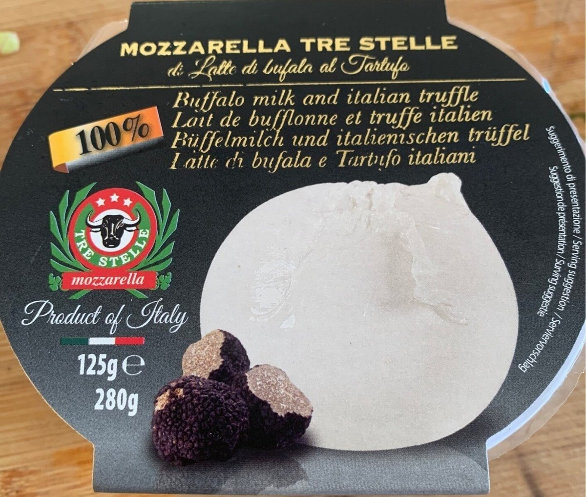 Mozzarella z mleka bawolic TR 125 g