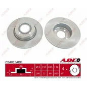 Tarcze hamulcowe - Tarcza hamulcowa ABE C3A015ABE - miniaturka - grafika 1