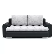 Sofy i kanapy - Sofa dwuosobowa, Tokio VIII, 160x90x75 cm, szary, czarny - miniaturka - grafika 1