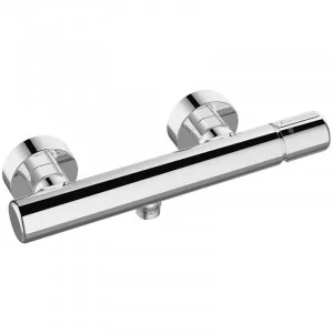 LAVEO BAO 040D PRETTO Bateria natryskowa ścienna bez zestawu natryskowego Jednouchwytowa Sposób montażu: ścienny Głowica: 30mm Wykończenie: chrom - Baterie wannowe i prysznicowe - miniaturka - grafika 1