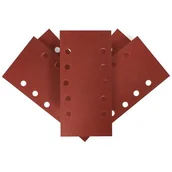 Materiały ścierne - Papier Ścierny Na Rzep 115 X 230Mm, K240, 5Szt Z Otworami Graphite 54H007 - miniaturka - grafika 1