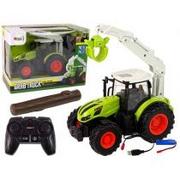 Zabawki zdalnie sterowane - Traktor zdalnie sterowany 1:24 zielony Leantoys - miniaturka - grafika 1