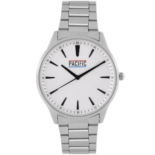 Zegarek Srebrny męski zegarek z bransoleta PACIFIC X0075-01 - Zegarki męskie - miniaturka - grafika 1
