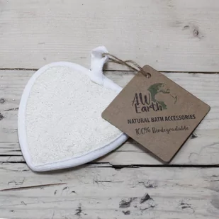 Ancient Wisdom, Naturalna Myjka Loofah - Serce - Rękawice i gąbki do kąpieli - miniaturka - grafika 1